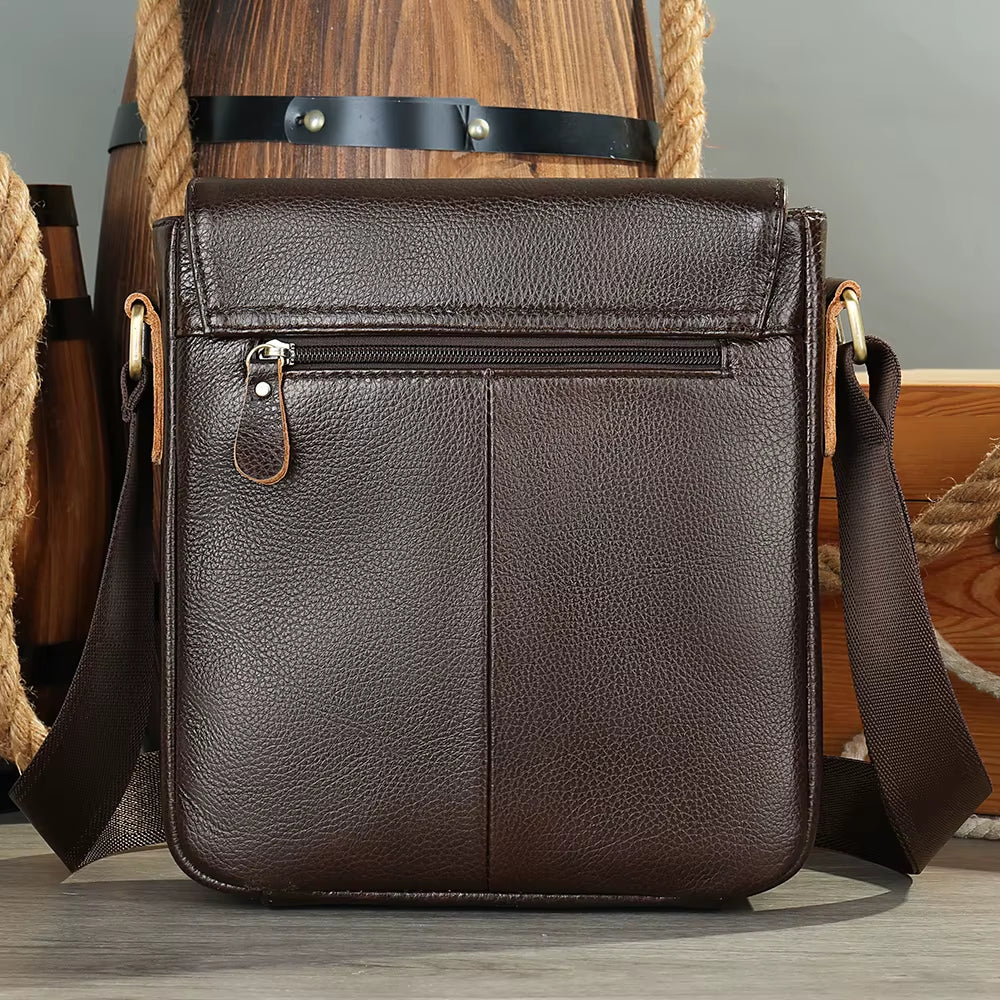 MVA Men'S Genuine Leather Bag Crossbody Bags for Men Messenger Bag Men Leather Men'S Shoulder Bags Male Man Handbags 819