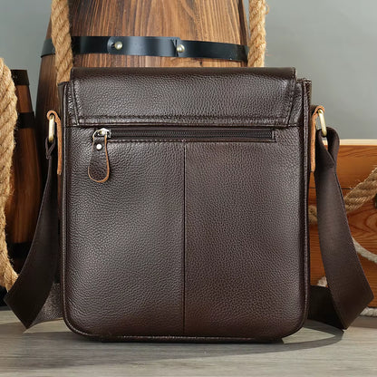 MVA Men'S Genuine Leather Bag Crossbody Bags for Men Messenger Bag Men Leather Men'S Shoulder Bags Male Man Handbags 819