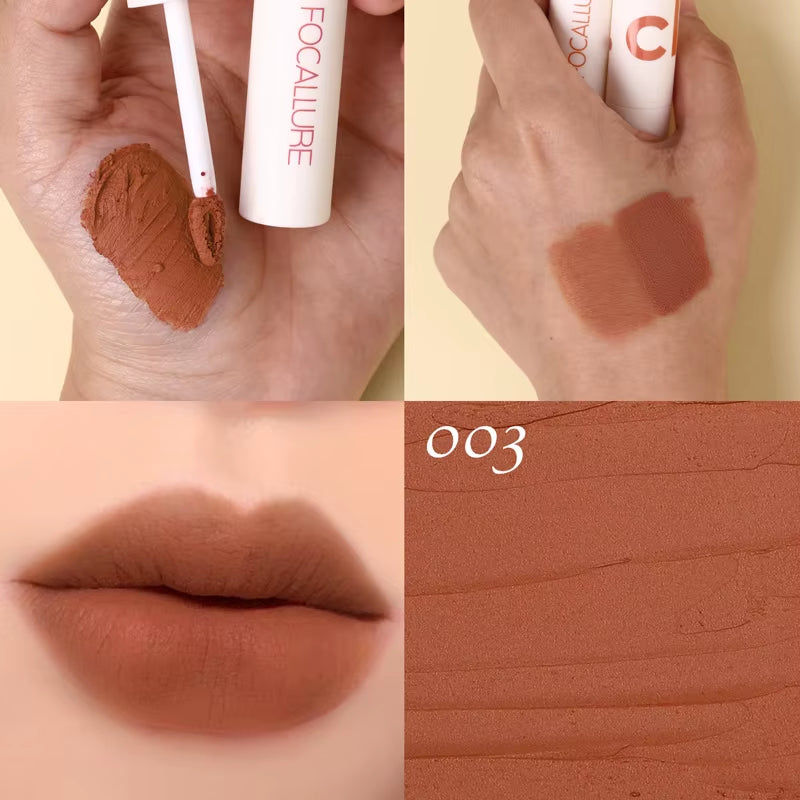 Matte Lipstick Velvet Mist Lip Clay Not Dry Lip Cream 25 Color Nude Lip Stick Waterpoof Lip Cosmetic Makeup Wholesale