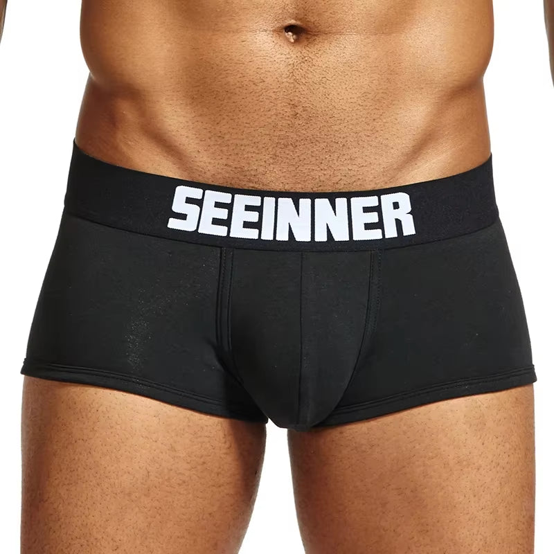 Men Underwear Boxer Shorts Cotton Soft Cueca Masculina Boxers Homme Calzoncillos Underpants