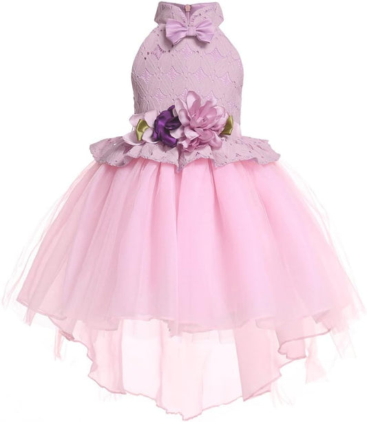 Girls Party Dress Princess Dress for Girls Kids Formal Dresses 2-10 Years (2-3 Years, Pink 02) …