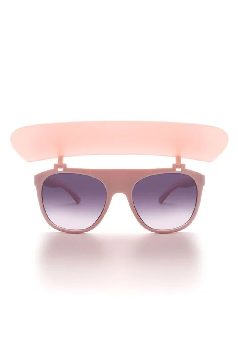 Classic round Shield Fashion Visor Sunglasses