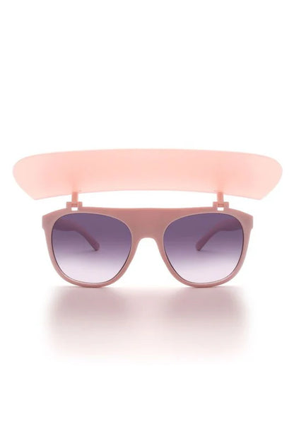 Classic round Shield Fashion Visor Sunglasses