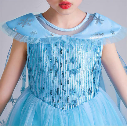 Princess Dress for Girls Princess Costume for Kids Costume Halloween Birthday Party Dress Up