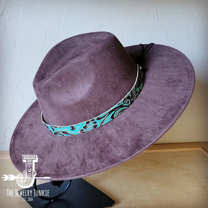 Cowboy Turquoisewestern Leather Band W/ Choice Hat