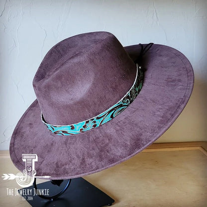 Cowboy Turquoisewestern Leather Band W/ Choice Hat