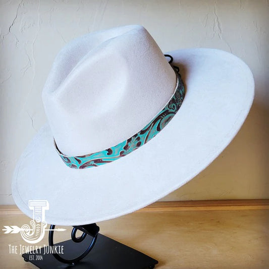 Cowboy Turquoisewestern Leather Band W/ Choice Hat
