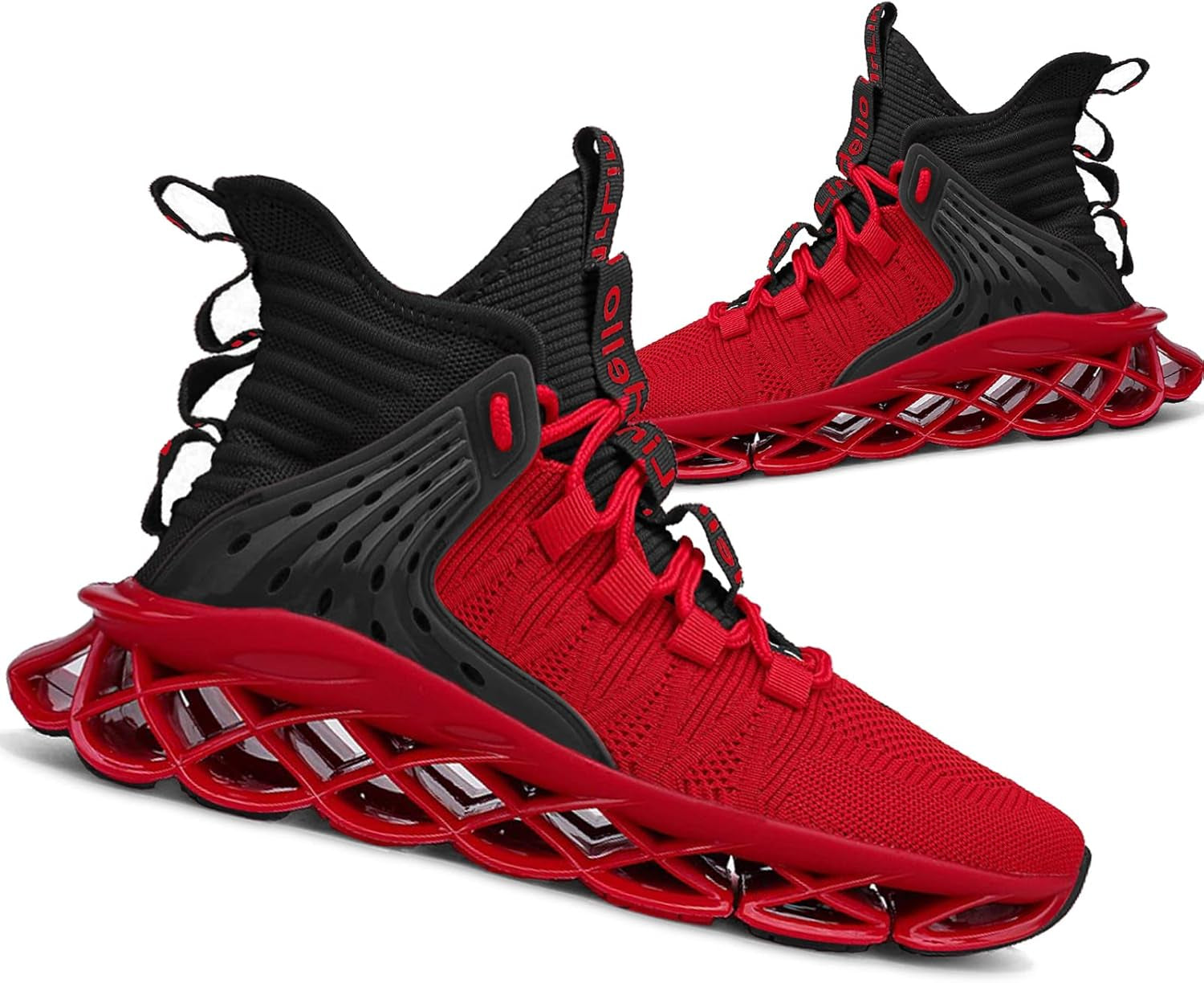 Men'S Running Shoes Non Slip Athletic Tennis Walking Blade Type Sneakers Hip Hop