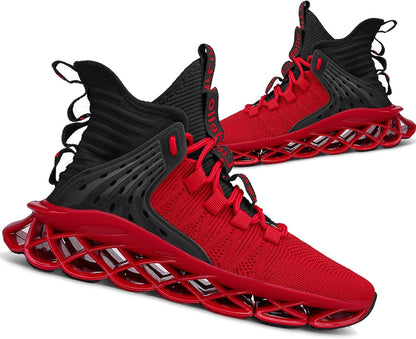 Men'S Running Shoes Non Slip Athletic Tennis Walking Blade Type Sneakers Hip Hop