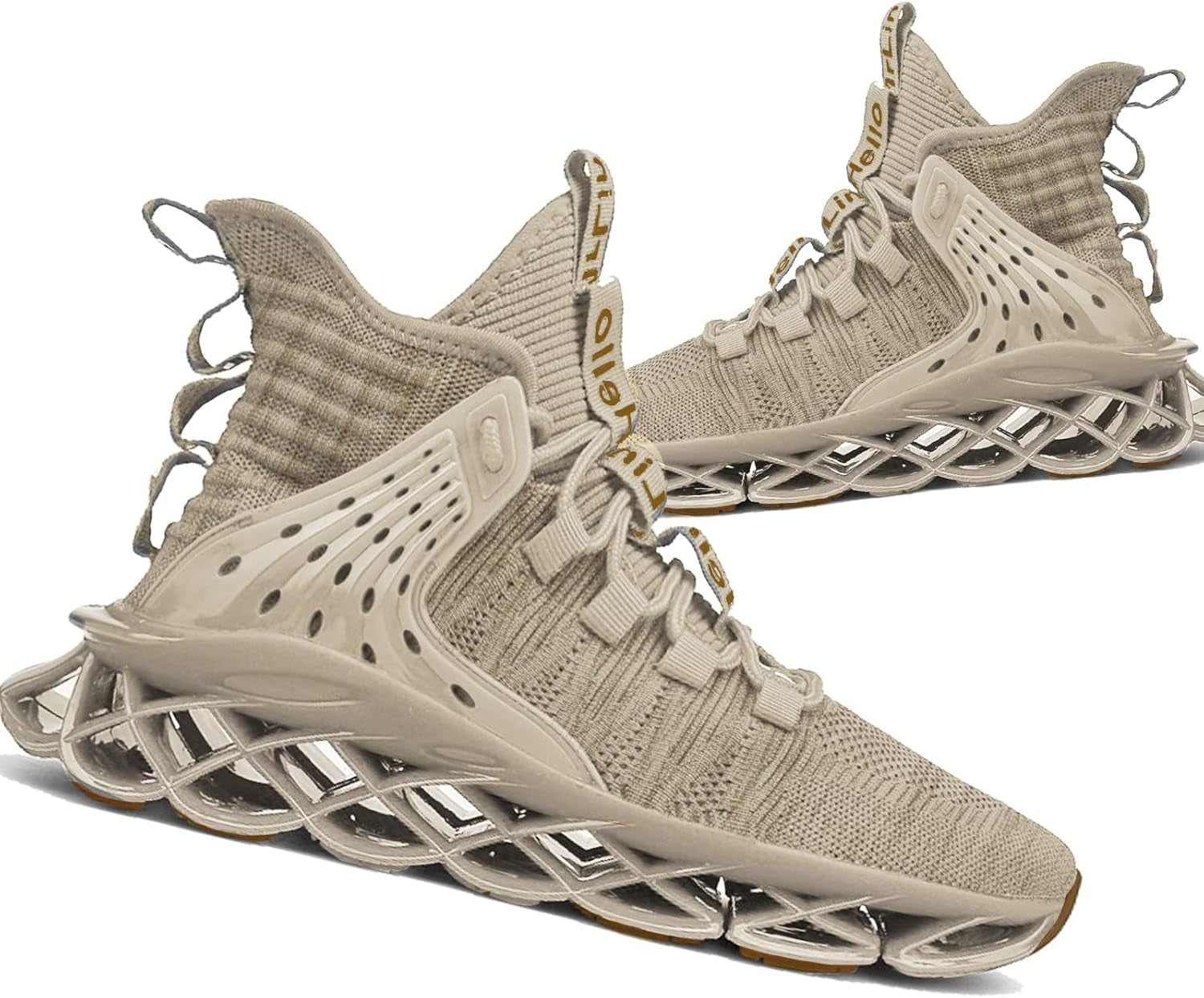 Men'S Running Shoes Non Slip Athletic Tennis Walking Blade Type Sneakers Hip Hop