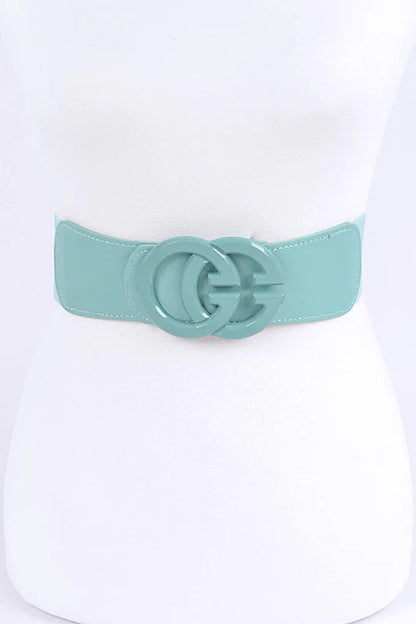 CG Logo Tonal Elastic Fashion Belt