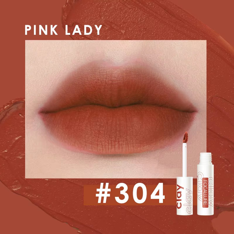 Matte Lipstick Velvet Mist Lip Clay Not Dry Lip Cream 25 Color Nude Lip Stick Waterpoof Lip Cosmetic Makeup Wholesale