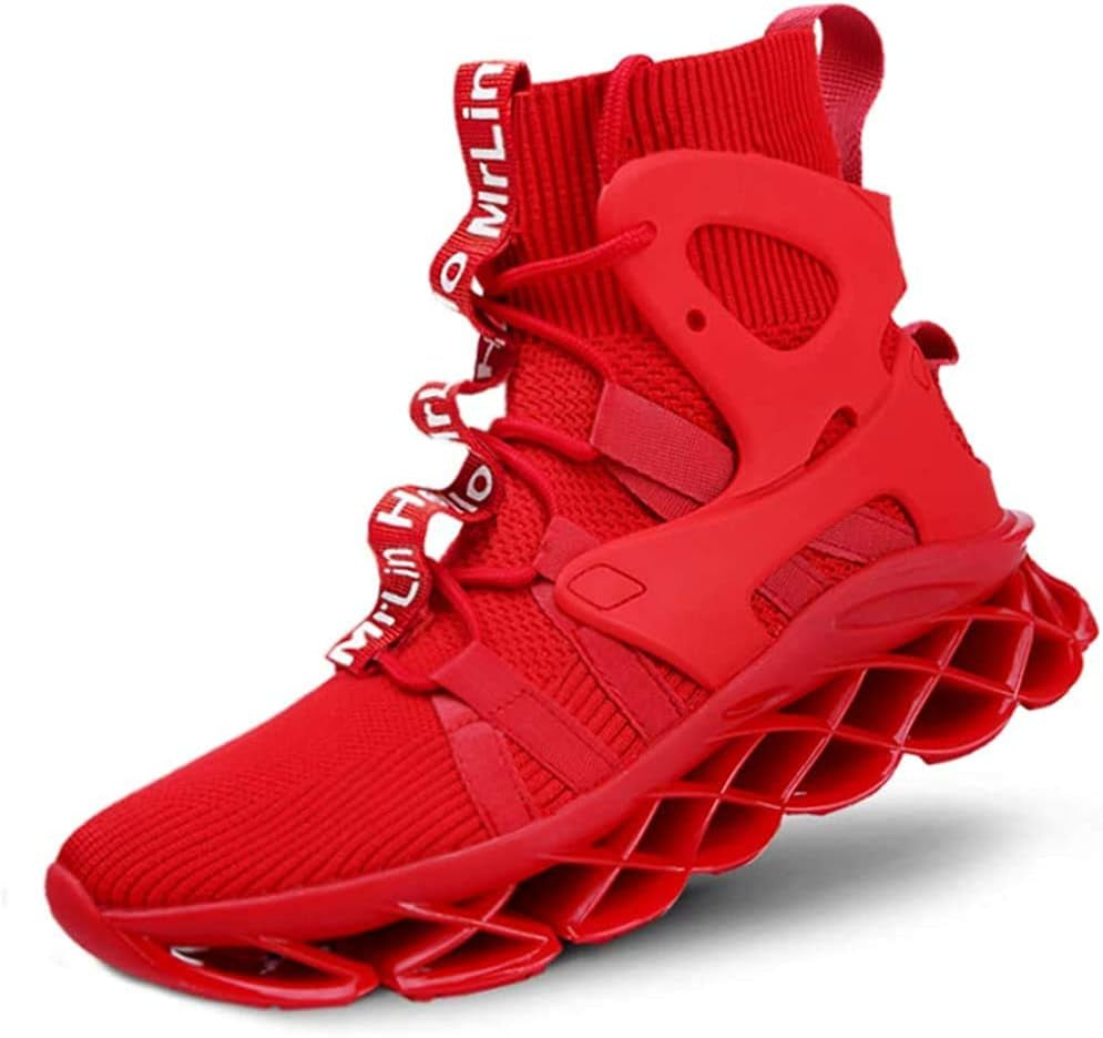 Men'S Running Shoes Non Slip Athletic Tennis Walking Blade Type Sneakers Hip Hop