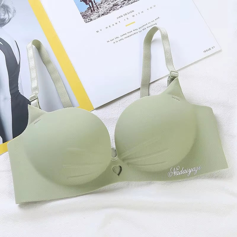 Sexy Hollow Out Bras for Women Lingerie Seamless Wireless Push up Bra Bralette Comfortable Brassiere Female Underwear Intimates