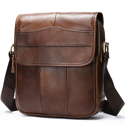 MVA Men'S Genuine Leather Bag Crossbody Bags for Men Messenger Bag Men Leather Fashion Men'S Shoulder Bags Male Handbags 1121