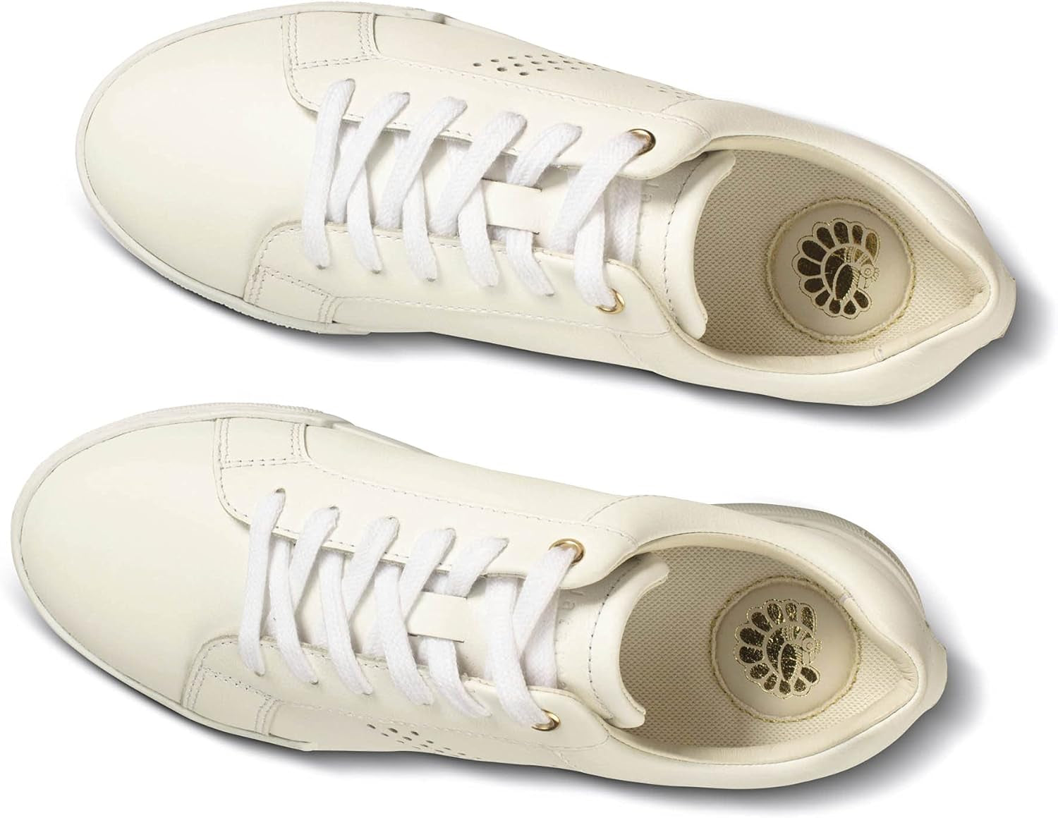 Women'S Fashion Sneakers – Genuine Leather Casual Shoes, Comfortable Cushioned Insole, TPR Rubber Sole, Stylish Lifestyle, Lightweight and Durable Travel Sneakers