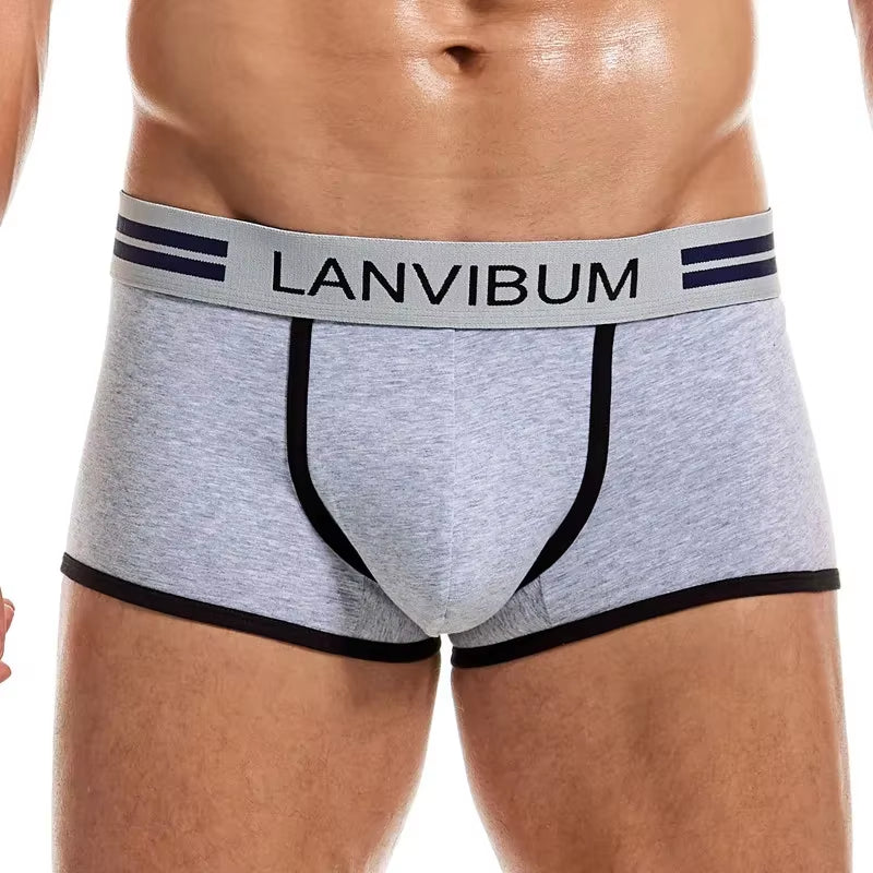 Men Underwear Boxer Shorts Cotton Soft Cueca Masculina Boxers Homme Calzoncillos Underpants