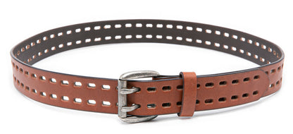 Men’S Top Grain Leather Belts for Men Genuine Solid Belt Workmen 1.5Inch Width