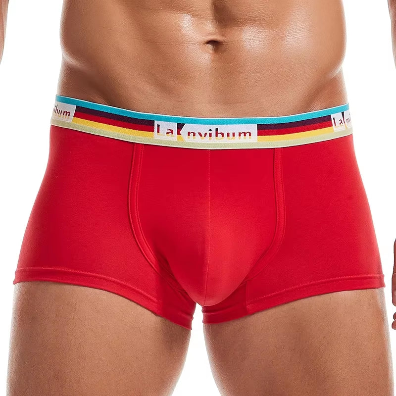 Men Underwear Boxer Shorts Cotton Soft Cueca Masculina Boxers Homme Calzoncillos Underpants