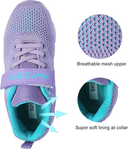 Kids Tennis Shoes Breathable Running Shoes Walking Shoes Fashion Sneakers for Boys and Girls