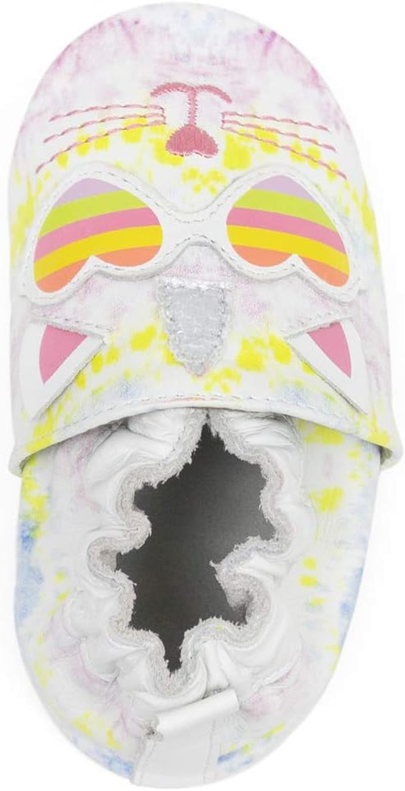 Baby Girls and Unisex Soft Soles Slip-Resistant Crib Shoes Slippers for Infant and Toddler, 0-24 Months