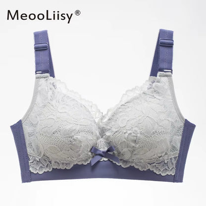 Sexy Lace Brassiere Wire Free Push up Bra Lingerie In-House Design 3/4 B C Dup Woman Lingerie 2021 Women'S Intimates