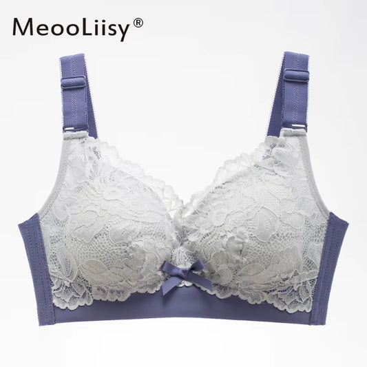 Sexy Lace Brassiere Wire Free Push up Bra Lingerie In-House Design 3/4 B C Dup Woman Lingerie 2021 Women'S Intimates