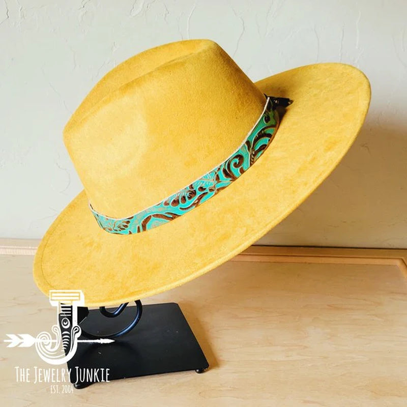 Cowboy Turquoisewestern Leather Band W/ Choice Hat
