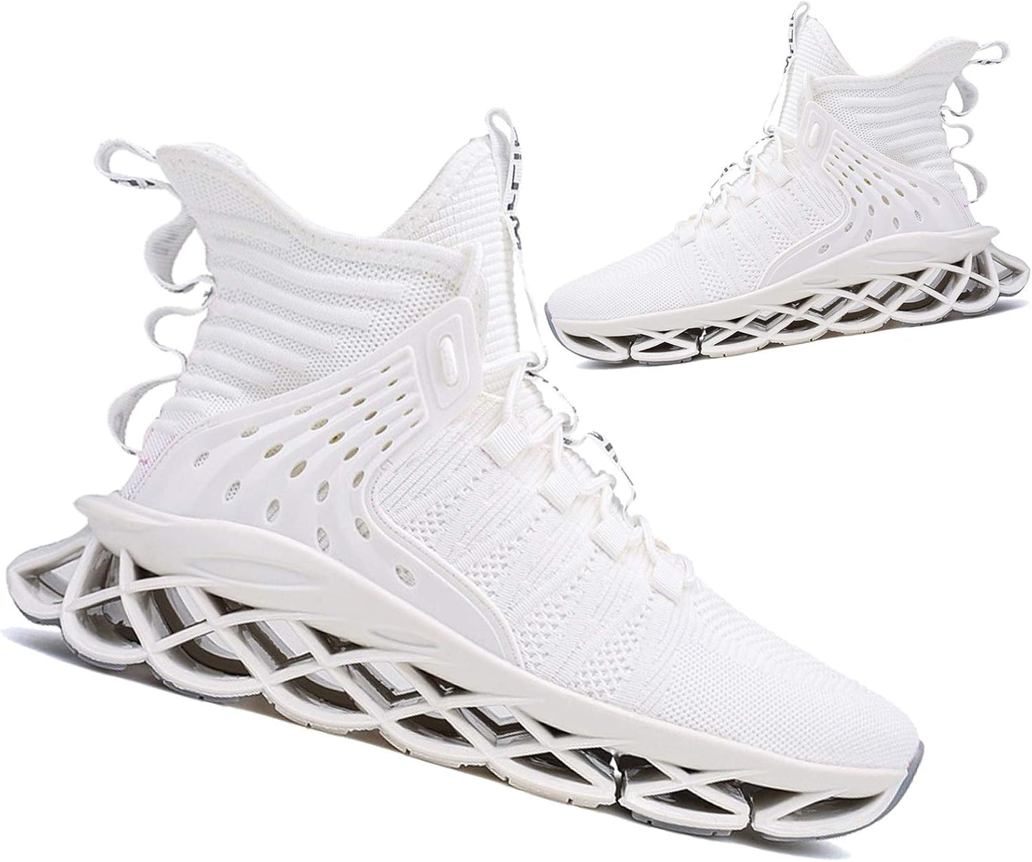 Men'S Running Shoes Non Slip Athletic Tennis Walking Blade Type Sneakers Hip Hop