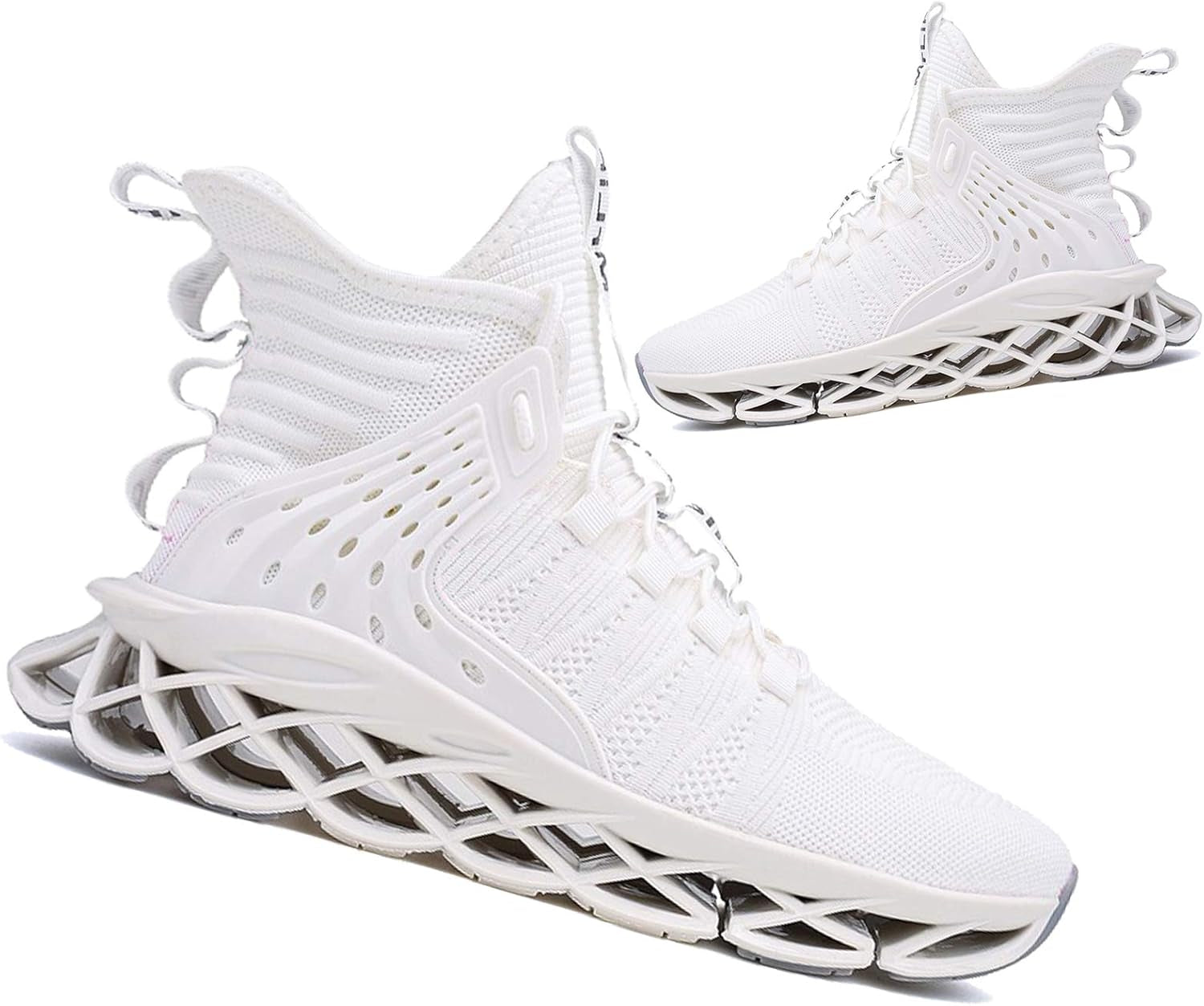 Men'S Running Shoes Non Slip Athletic Tennis Walking Blade Type Sneakers Hip Hop