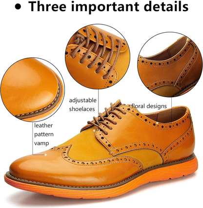 Men'S Oxford Shoes Dress Shoes Men'S Lightweight Lace-Up Fashion Shoes