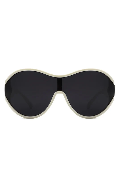 Round Narrow Oval Chic Fashion Sunglasses