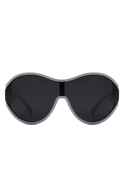 Round Narrow Oval Chic Fashion Sunglasses