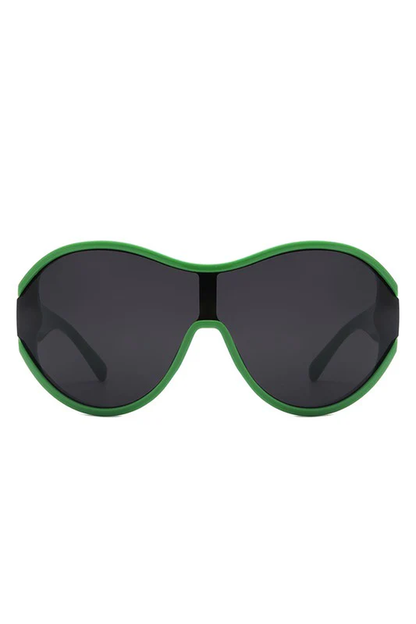 Round Narrow Oval Chic Fashion Sunglasses