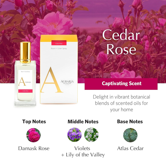 Room and Linen Spray, Luxury Fragrance for Clothes, Bedding, and More – Made with 100% Natural Essential Perfume-Grade Oils