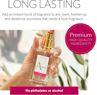 Room and Linen Spray, Luxury Fragrance for Clothes, Bedding, and More – Made with 100% Natural Essential Perfume-Grade Oils