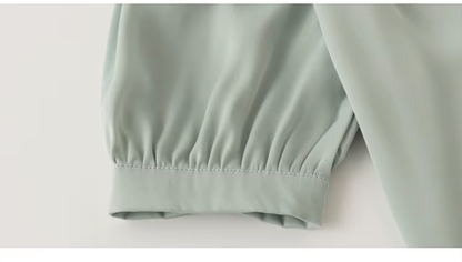 Top Femme Short Sleeve White Blouse Tops Blouse Women Blusas Mujer De Moda 2024 Verano Beading V-Neck Chiffon Blouse Shirt E800