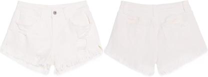 Women'S High Waisted Jean Shorts Stretch Denim Shorts Mom Jeans Casual