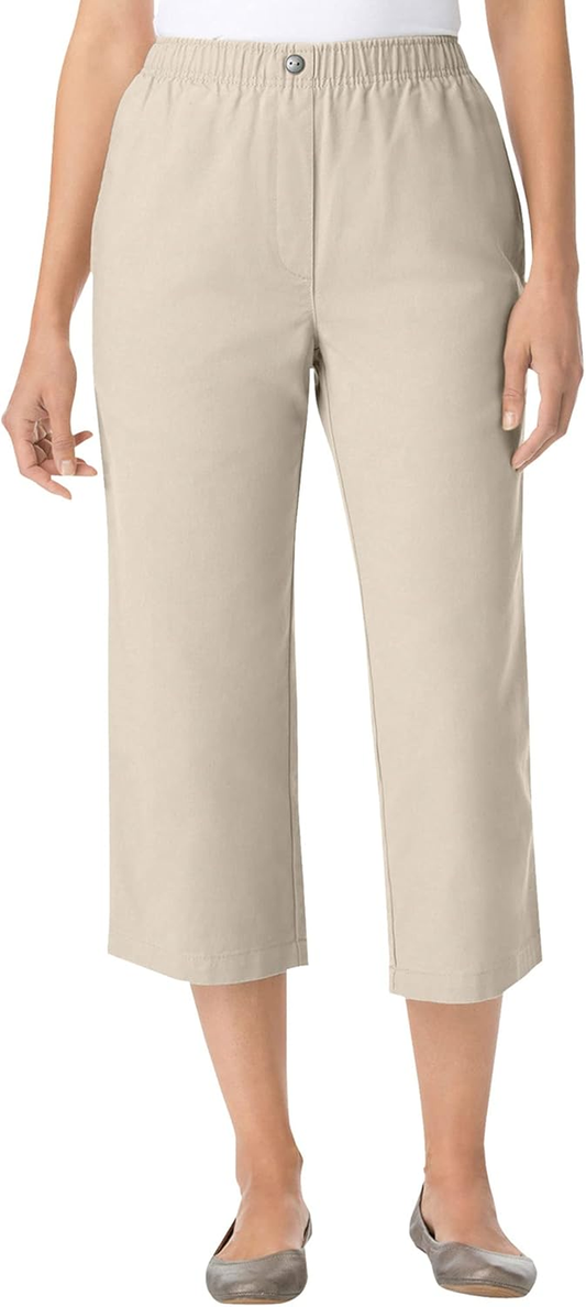 Women'S plus Size 7-Day Denim Capri