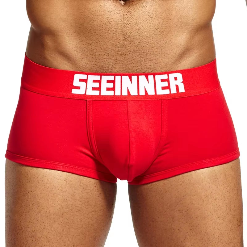 Men Underwear Boxer Shorts Cotton Soft Cueca Masculina Boxers Homme Calzoncillos Underpants