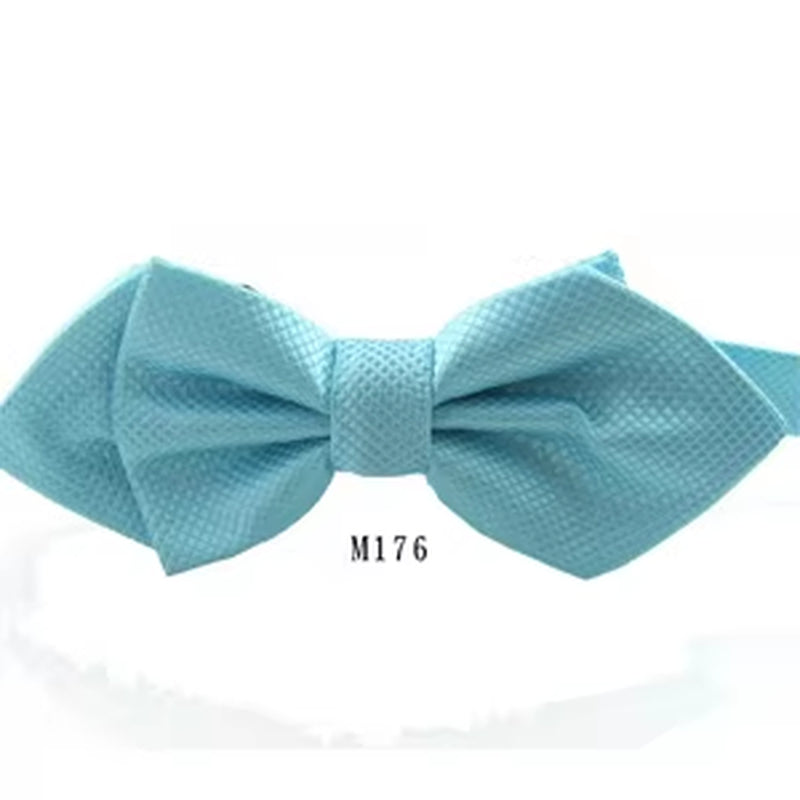 NEW Classic Bowtie Fashion Neckwear Adjustable Men Bow Tie for Wedding Solid Color Polyester Suits Bowties for Men