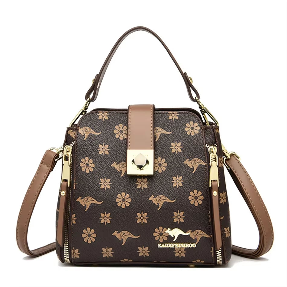 Luxury Genuine Brand Handbags Women'S Bags Designer Handle Bags High Quality Shoulder Messenger Bags Fashion Leather Sac a Main