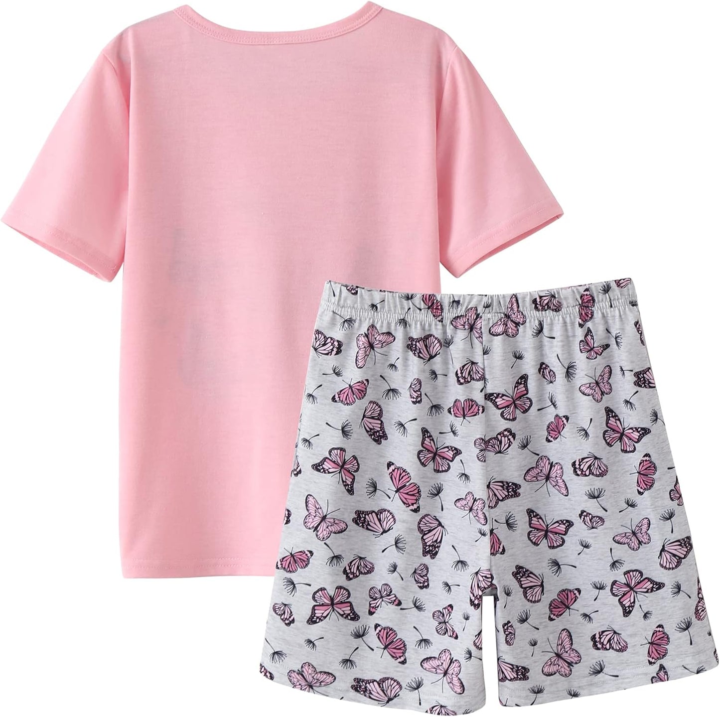 Big Girls' Lovely Sleepy Panda Sleepwears Cute Cartoon 2PCS Pajama Sets