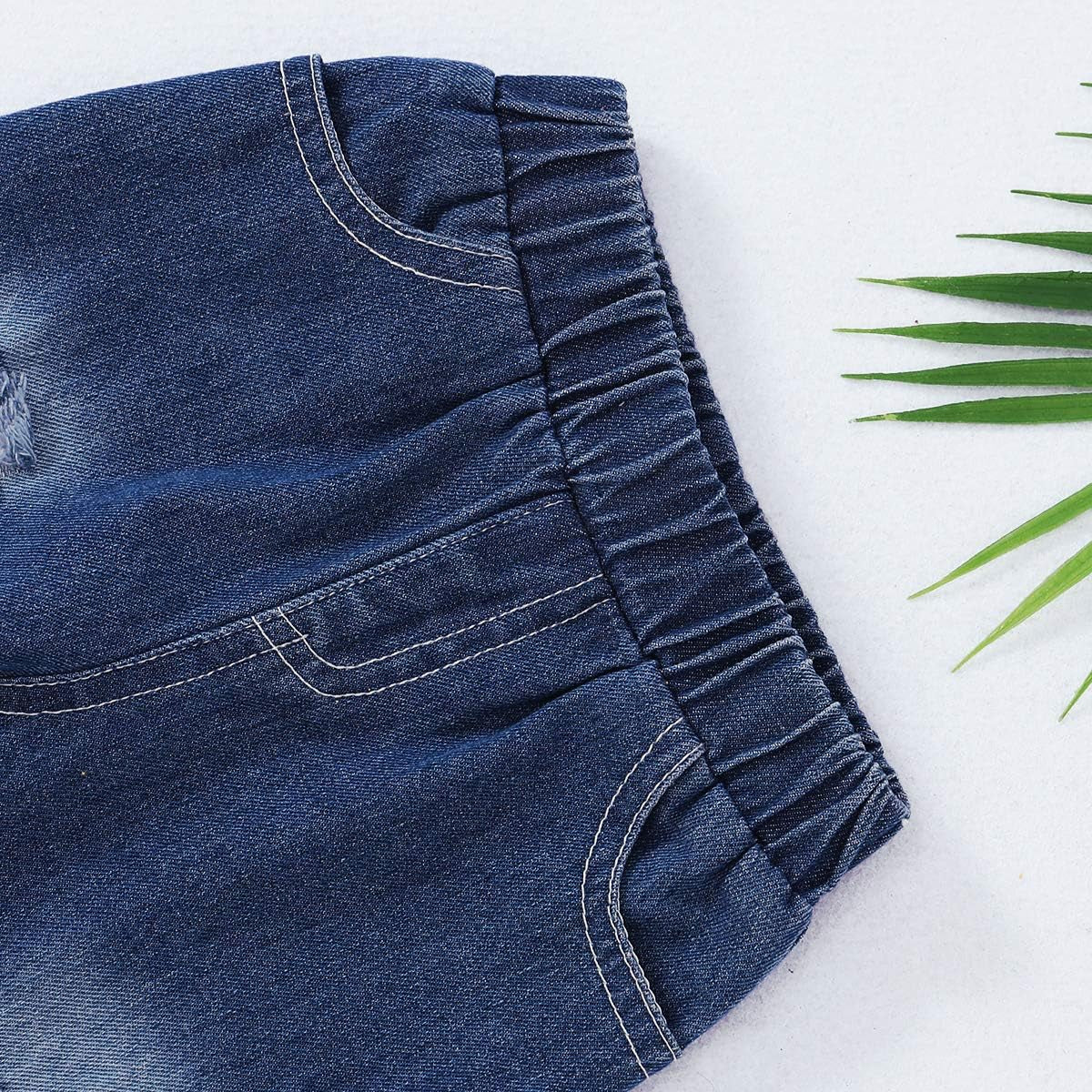 Baby Girl Clothes Toddler Girl Jeans Outfits Ruffle Shirt Denim Pants Girls Clothing Set Fall Winter Outfit