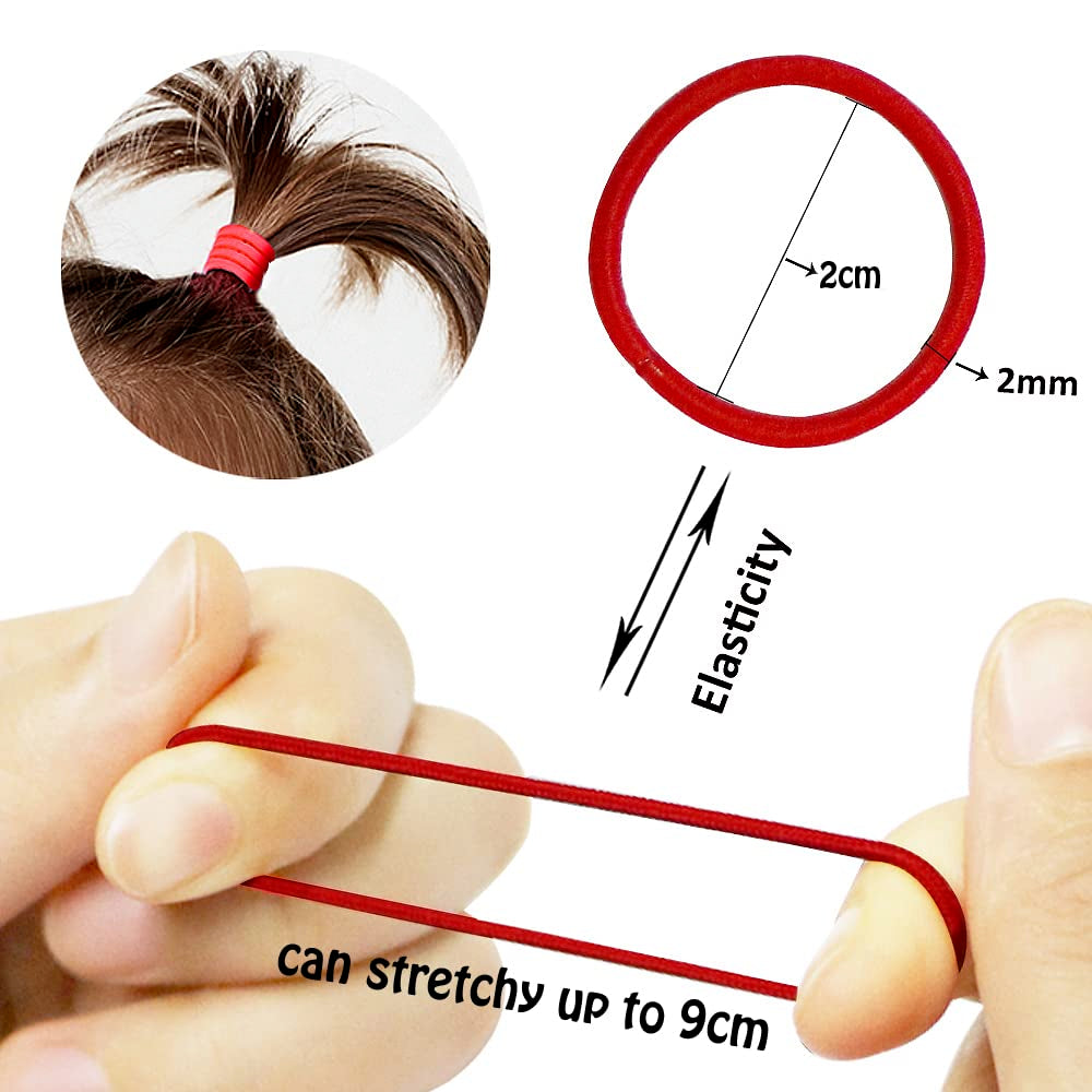 Ligas Para El Cabello Para Niñas Colitas Para El Pelo Variedad De Colores 200Pcs