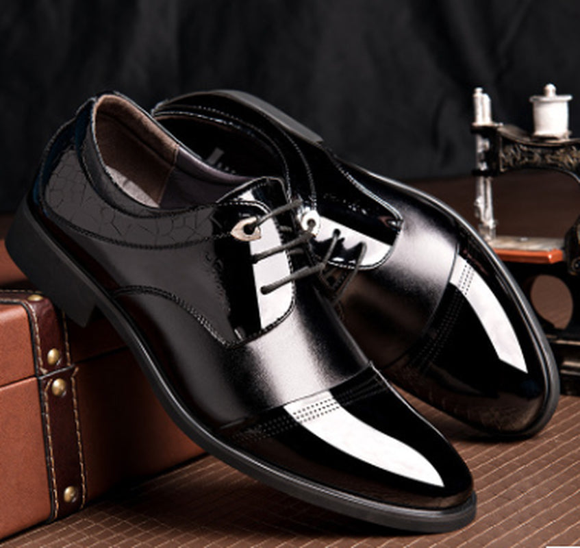 Spring New Men'S Shoes Business Dress Shoes Fashion Lace Men'S Shoes Shoes Shoes