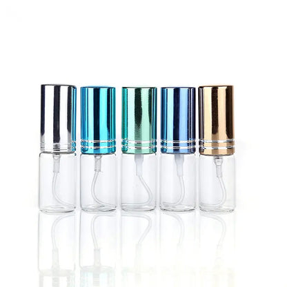 20Pcs/Lot New 5Ml 10Ml Travel Portable Perfume Bottle Spray Bottles Sample Empty Containers Atomizer Mini Refillable Bottles