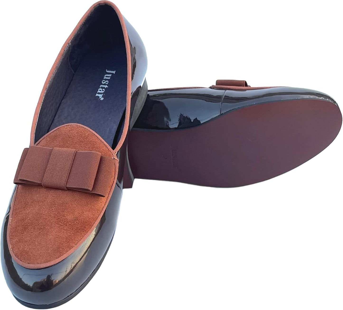 Men'S Leather Loafers Belgian Tuxedo Dress Shoes Slip-On Formal Prom Penny Loafers Banquet Flats