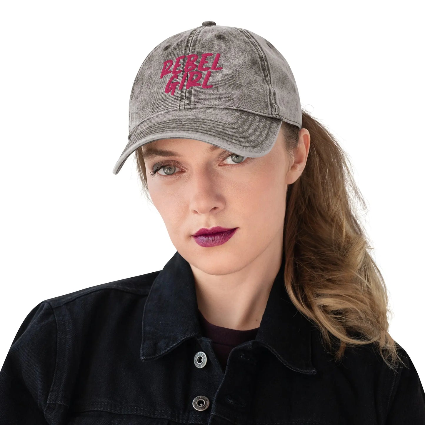 Vintage Cap REBEL GIRL Vintage Cotton Twill Cap