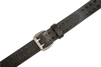 Men’S Top Grain Leather Belts for Men Genuine Solid Belt Workmen 1.5Inch Width